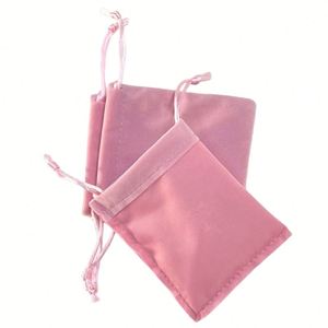 Prix direct usine, sacs en velours personnalisables, sacs cadeaux en velours avec cordon de serrage - Product Image 4
