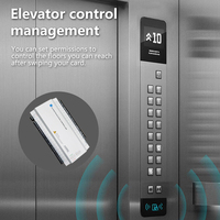Sistema de Control de Acceso por Tarjeta de Proximidad RFID TCP/IP Inteligente CR-L32N para 32 Pisos, Panel de Control de Acceso de Seguridad para Elevador TCP/IP