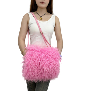 <b>Faux</b> <b>Fur</b> Shoulder <b>Bag</b> Women Winter Warm Fluffy Crossbody Handbags Large Capacity Fluffy Fake Lamb <b>Fur</b> <b>Tote</b> <b>Bag</b> For Woman - Product Image 3