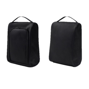 Shoe Storage Bag Oxford Cloth Zippered Portable Sports Shoe Carrying Case Black - Product Image 5