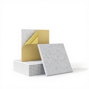 Suministro Transfronterizo, Juego de 12 Paneles Acústicos Absorbentes de Sonido, Paneles Decorativos Insonorizantes para Pared, Instalación con Pegamento para Estudio en Casa - Product Image 1