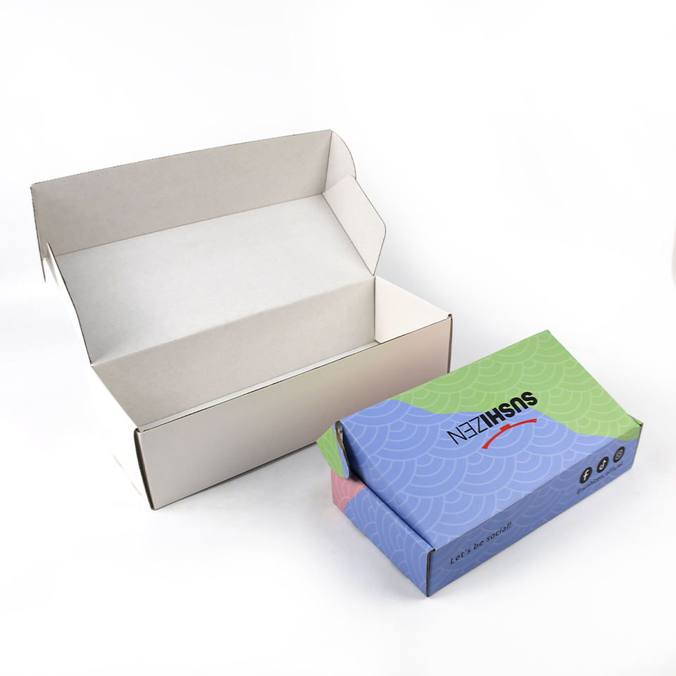 Custom Printed Corrugated Gift Box Premium Kraft Packaging Box for Food ...