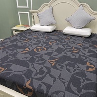 Tissu de couche d'air en bambou tricoté Jacquard imperméable pour protège-matelas taie d'oreiller Textile de maison