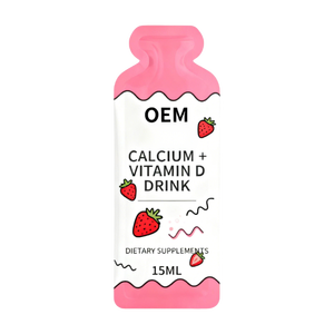 Integratore Liquido di Calcio + Vitamina <span class=keywords><strong>D</strong></span> per Bambini, Produzione OEM/ODM con Etichetta Privata, Certificato <span class=keywords><strong>GMP</strong></span> - Product Image 4