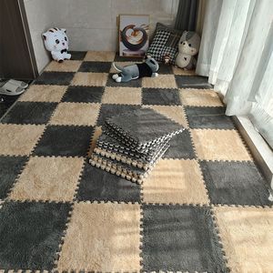 <span class=keywords><strong>Alfombra</strong></span> de rompecabezas personalizada de fábrica al por mayor para dormitorio, alfombrilla de suelo entrelazada gruesa para niños, rompecabezas de baldosas de cerámica, <span class=keywords><strong>alfombra</strong></span> peluda - Product Image 3