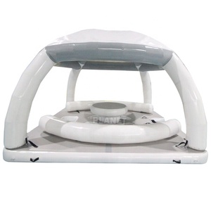 Plateforme de tente gonflable aquatique en PVC de haute qualité, plateforme flottante marine gonflable pour fête aquatique en <span class=keywords><strong>mer</strong></span> ou en lac - Product Image 1