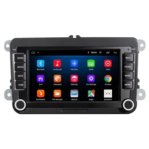 Ucuz android 9.0 2din gps mp5 araba stereo radyo vw golf 5 6 passat b5 b6 2din 7 inç gps wifi araba radyo android