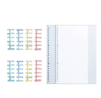 Cahier A4 à reliure en spirale en plastique à 30 trous, reliure à double boucle en fil métallique pour la réservation de papier à feuilles mobiles pour le bureau de l'école