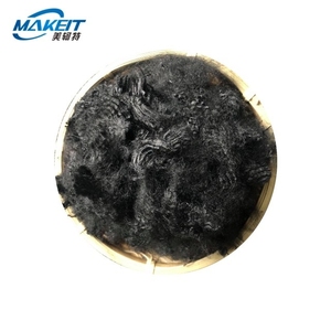 Tái chế PSF DOPE nhuộm màu <span class=keywords><strong>Polyester</strong></span> STAPLE sợi <span class=keywords><strong>polyester</strong></span> Đen điền sợi - Product Image 6