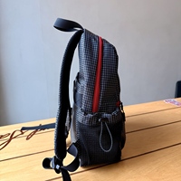 Nouveau sac à dos Oxford à fermeture éclair, design tendance, à carreaux, grande capacité, résistant à l'eau, 15L, pour hommes et femmes, usage quotidien décontracté, étudiant
