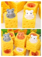 Nouveau produit : Souris en fromage moelleuse, jouets amusants en forme de fromage, jouets moelleux Kawaii pour enfants
