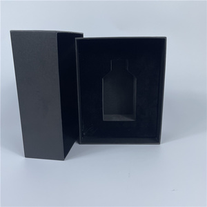 Caja de embalaje de crema facial de papel con logotipo de lámina negra de alta calidad con <span class=keywords><strong>EVA</strong></span> de terciopelo negro - Product Image 2