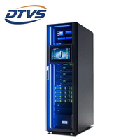Kit de centre de données micro-module industriel DTVS - Armoire en acier SPCC 19 pouces, protection IP20, UPS, PDU, surveillance de l'alimentation, verre en stock