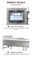 Contrôleur de poids industriel compact pour les lignes de production d'emballages de snacks, bonbons, produits de boulangerie, noix et aliments en bouteille