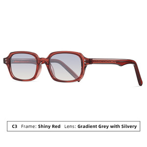 แว่นกันแดด Finewell SZ8809 ทรงสี่เหลี่ยม กรอบอะซิเตทสีสันสดใส ป้องกันรังสียูวี 400 สำหรับทุกเพศทุกวัย แฟชั่นระดับไฮเอนด์ - Product Image 2