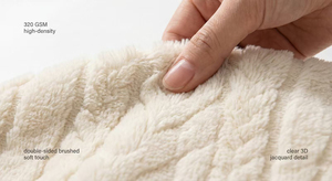 Couverture en velours jacquard 3D sur mesure, options de grammage lourd ou léger pour répondre aux besoins climatiques spécifiques des hôtels - Product Image 5