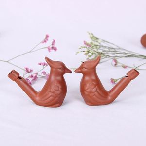 Venta al por mayor agua silbatos arcilla Vintage pájaro Curruca canción cerámica chirridos niños juguetes de baño - Product Image 3