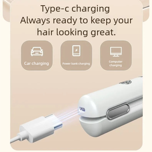 Mini lisseur et <span class=keywords><strong>fer</strong></span> à boucler sans fil portable USB pour lisser et boucler les cheveux - Product Image 6