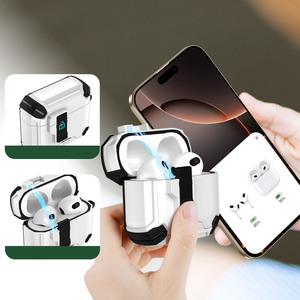 Funda para <span class=keywords><strong>AirPods</strong></span> con Nuevo Diseño de Soporte para Teléfono <span class=keywords><strong>Celular</strong></span>, para AirPod Pro 2da y 3ra Generación, con Bloqueo, Anti-Caídas, Protectora con Mosquetón - Product Image 5