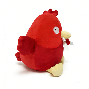 Customized Chonky bird stuffed animal, <b>Cute</b> core chicken plush, Quirky red bird plush decor - Product Image 2