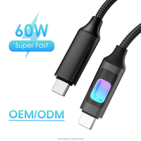 Câble USB C Android Auto, chargeur type C, câble de transfert de données USB, chargeur de téléphone à charge rapide, nylon tressé
