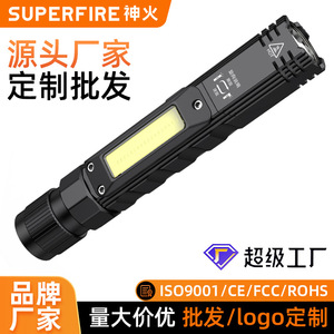 Lampe frontale rechargeable Cob Work Light 800 mAh portable pour la randonnée, le camping, la recherche et la patrouille - Product Image 5