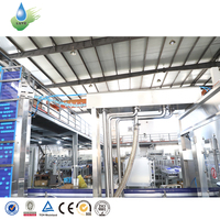 Machine de remplissage et d'emballage automatique électrique haute précision à commande PLC pour bouteilles en plastique, haute vitesse, garantie 1 an pour l'eau minérale