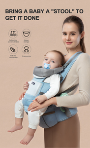 <span class=keywords><strong>Marsupio</strong></span> Porta Bebè Personalizzato con Seduta Ergonomica, da Neonato a Bambino, 6 Modi di Trasporto, per Tutte le Stagioni, Regolabile - Product Image 5