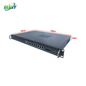 ELSKY Networking PC U108 con <span class=keywords><strong>CPU</strong></span> Kaby Lake 7th Gen <span class=keywords><strong>CORE</strong></span> <span class=keywords><strong>I5</strong></span> <span class=keywords><strong>7400</strong></span> DDR4 Max 32GB M.2 2280/2242 SSD para Router PfSense Linux - Product Image 3