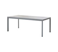 Ensemble table et chaises de salle à manger moderne pour patio Ensemble de chaises à cadre en aluminium pour l'extérieur
