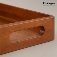 Plateau à poisson minimaliste en bambou certifié BSCI ISO avec technique d'émail coloré pour les commandes OEM en gros et l'exportation de mariage