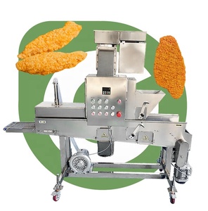 Tự động hành tây Vòng bột và đập chiên gà tôm bánh mì Tempura Burger <span class=keywords><strong>Crumb</strong></span> máy sơn - Product Image 1