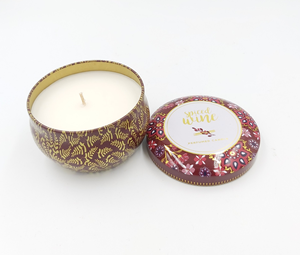 Velas de lata personalizadas de lujo, cera de soja de coco, Navidad, Año Nuevo, boda, decoración del hogar, Etiqueta Privada, venta al por mayor, fiestas de Vietnam - Product Image 2