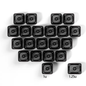 Aflion 21 corazón teclas transparentes <span class=keywords><strong>MOA</strong></span> Prlfile hermosa luz transmisiva carácter libre teclas impresión personalizada - Product Image 6