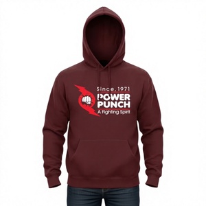 Custom High Quality 100% Cotton <b>Fleece</b> Oversized <b>Black</b> Heavyweight Breathable Lined Short Zip Regular Fit Winter Hoodie Men - Product Image 1
