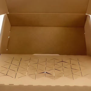 Hộp thư bìa cứng màu nâu có ngăn đựng chuột cố định, dùng để đóng gói và vận chuyển - Product Image 6