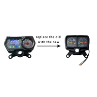 Penjualan Langsung Pabrik Aksesoris Motor LCD Speedometer Tacometer Panel Digital Moto AVA150 AVA 150