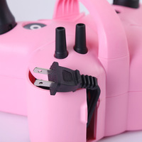 Inflador de Globos Eléctrico Serie 698, Bomba de Aire Automática Portátil, Herramienta de Doble Orificio