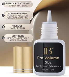 Pegamento para Extensión de Pestañas IB(<span class=keywords><strong>ibeauty</strong></span>) de 5 ml, Adhesivo Profesional de Volumen de 5 ml, Secado en 1 Segundo, Duración de 7 Semanas, Pegamento Caliente - Product Image 3