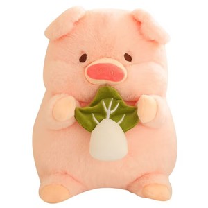 Bonito <span class=keywords><strong>cerdo</strong></span> de peluche de dibujos animados con comida, juguetes de muñeca, hamburguesa rellena personalizada, almohada de <span class=keywords><strong>cerdo</strong></span> de repollo, juguete creativo de <span class=keywords><strong>cerdo</strong></span> de peluche, regalos para niños - Product Image 1