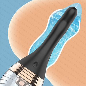 Automatische Elektrische Klysma Vagina & Anal Cleaner Douche Lamp Ontwerp Medisch <span class=keywords><strong>Rubber</strong></span> Gezondheidshygiëne Anale Seksspeeltje Klysma - Product Image 3