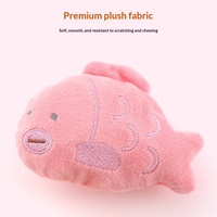Jouet pour chat en peluche avec herbe à chat et papier froissé