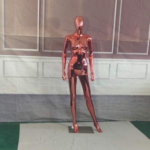 Beautiful Full Body Golden Chrome <strong>Mannequins</strong> Dummy Colorful Female Gold <strong>Mannequin</strong> - Product Image 5