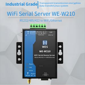 10/100M LAN 802.11 B/g/n Wireless RF Modules Serial Server STA/AP Mode PLC/SCADA Monitoring <strong>RS485</strong> <strong>RS232</strong> WiFi/Ethernet Device - Product Image 3