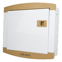 Boîtier de distribution métallique LYD1-4 à 4 voies pour le marché africain – Armoire de panneaux pour disjoncteurs et fournitures électriques