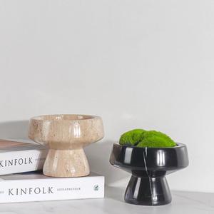 Jardinières de plantes coréennes <span class=keywords><strong>en</strong></span> travertin beige de jardin <span class=keywords><strong>en</strong></span> marbre naturel fantaisie Grands pots de fleurs <span class=keywords><strong>en</strong></span> travertin <span class=keywords><strong>en</strong></span> marbre - Product Image 2