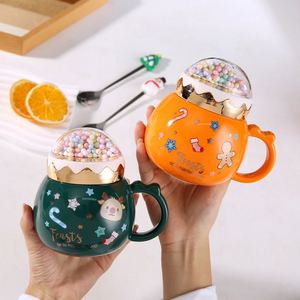 KEYJOY 2026Use April Fool's Day Theme Cartoon Handmade Silk Screen Printed Ceramic <b>Mug</b>/Cup Promotional Gift <b>Set</b> for All - Product Image 4