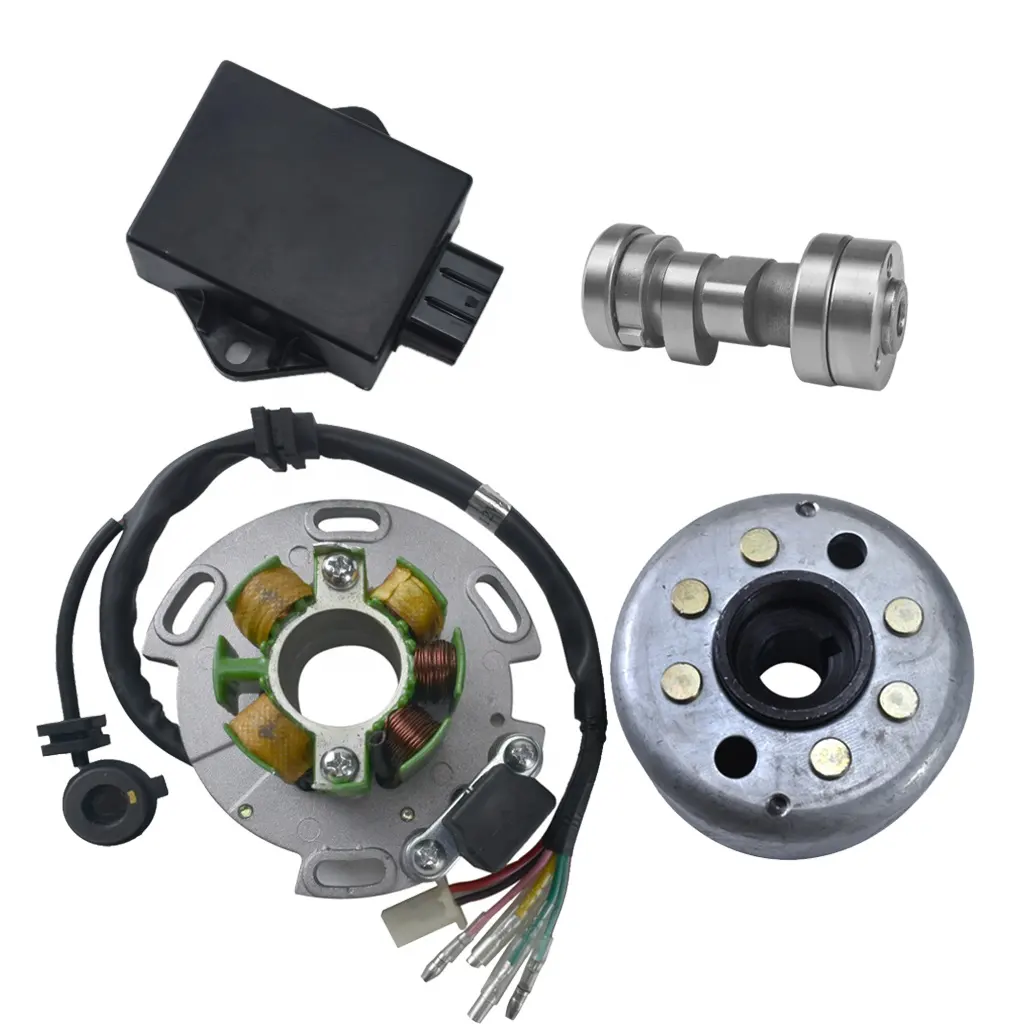 Kit de rotor de estator magnético de 8 bobinas para motocicleta 150cc, peças de motor Lifan 150cc