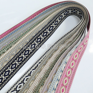 Bán buôn 50mm Jacquard cường độ cao Polyester dệt kim vải đàn hồi cho các ứng dụng khác nhau - Product Image 4