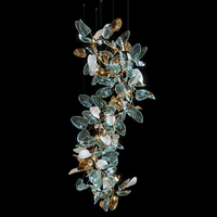 Design de luxe, lustre de décoration intérieure personnalisé, hall d'hôtel, escalier, Villa, lampe LED suspendue
